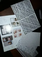 NEW RARE CREATIVE MEMORIES Confections customergift ABC/123 Stickers, photo mats
