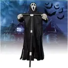 Halloween Ghostface Scarecrow Screaming Scarecrow Party Supplies Prop New