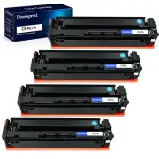 4PK CF401A Cyan Toner Cartridge For HP Color LaserJet Pro M252n MFP M277c6 M277n