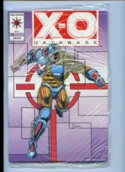 Vintage 93 X-O Database No. 1 & X-O Manowar Retribution Valiant Original Package