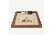 Premium Championship Carrom Package Including Bag and Stand