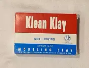 KLEAN KLAY Vintage Modeling Clay Natural - Tan #20 Non-Drying 16 oz