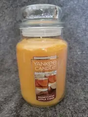 Yankee Candle HONEYCRISP APPLE CIDER 22 oz Large Jar Candle New