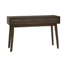 Huhome Hirado Console Hallway Table - Cocoa oak Hall Tables