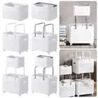 PP Dirty Clothes Basket Multi-layer Storage Box Multi-function Laundry Basket
