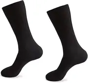 [Generic] Autumn and winter warm long stockings men's socks striped combed cotton double needle men's socks