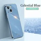 For iPhone 16e 14 13 11 12 Pro Max XR 8 Plus Shockproof Plating Soft Case Cover