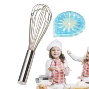 Small Stainless Steel Whisk Mixer Hand Egg Beater Stirrer Blender Baking Tool