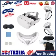 VR Silicone Controller Shell Case Face Covers For Oculus Quest 2 Accessories Set
