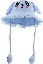 [DEARMAMY] Cartoon Rabbit Ears Sun Hat Lightweight Windproof Summer Protection for Beach Outdoor Fun Comfortable Safe for Present for Spring Summer Adventures