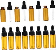 PACKOVE 20Pcs Dropper Bottles Leak Sample Containers for Essential Oils Perfumes and DIY Projects Easy to Use Portable Seal