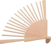 RORPOIR DIY Folding Fan Frame Kit Portable Handheld Fan Making Material Frame for Crafting Design for Personalization Special Occasions present for DIY Enthusiasts
