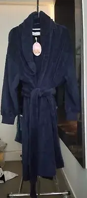NEW with Tag Authentic Peter alexander L/XL soft robe Navy