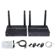 200m 4K Wireless HDMI Extender Video Transmitter Dual Band Antenna TX + RX