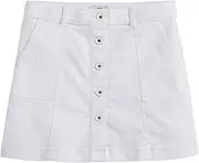 [vineyard vines] Girls' Garment Dyed Button Front Skirt