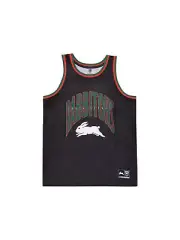 South Sydney Rabbitohs NRL NAR Basketball Singlet Size S- 5XL! S4