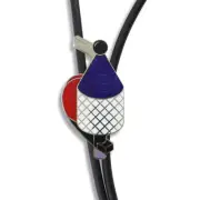 Vintage ACME Studio "#01" Cloisonné Bolo Tie by Architect RICHARD MEIER - NEW
