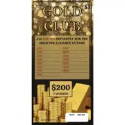 GOLD CLUB 1 POINT/226P 576 PULL TABS HARD CARD TICKETS PARTY BAR HOLDERS GAME