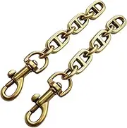 OLSEEY Purse Strap Extender 2Pcs Bag Extender Chain for Shoulder Bag Metal Chain Strap Extender Replacement Purse Extender Bag Extender Accessory(2 Pieces Vintage gold), 2 Pieces Vintage Gold, Small