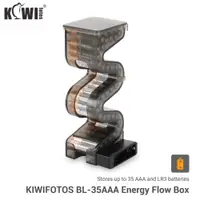 在飛比找蝦皮商城優惠-Kiwifotos 電池收納架 7號 5號 電池盒 贈磁吸電