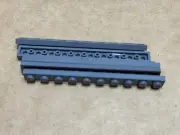 LEGO Parts - Dark Bluish Gray Plate 1 x 10 - No 4477 - QTY 5