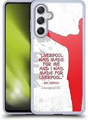 Head Case Designs Officially Licensed Liverpool Football Club Made for Liverpool Bill Shankly Quotes Gel Case [Military Grade Protection] Compatible with Samsung Galaxy M54 5G