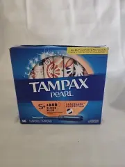 Tampax Pearl Unscented Super Plus Absorbency All Day Tampons - 36 Count