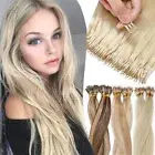 200G CLEARANCE Nano Ring Real Remy Human Hair Extensions Micro Loop Beads I Tip