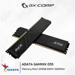 威剛 ADATA XPG GAMMIX D35 2X8GB DDR4 3200MHZ 內存 RAM 16GB 黑色