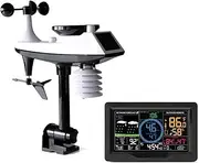 Wireless Weather Station, Home Weather Station with Outdoor Sensor, Rain Gauge, Weather Forecast for Home Garden Farm