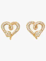 Snake Heart Studs