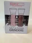 Salt and Pepper Grinder Set of 2 - Adjustable Ceramic Sea Salt & Pepper Grinder