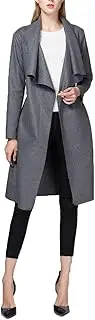 [Lovecarnation] Women Casual Open Front Cape Cloak Trench Duster Coat Longline Blazer Suit Coat