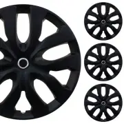 PACRIM 17" Matte Black Universal Wheel Covers/Hubcaps |Honda/Toyota Stock |Set
