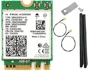 DIGISHUO WiFi 6 Laptop Upgrade Card Dual Band AX200NGW with Two Antenna 2.4Gbps 802.11ax Wireless AX200 WiFi Card Support Bluetooth 5.2 No vPro