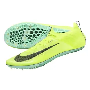 【NIKE 耐吉】ZOOM SUPERFLY ELITE2 男女田徑釘鞋-短距離 螢光黃黑(DR9923-700)