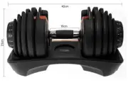 Powertrain 2x 24kg Adjustable Dumbbells with Stand AU Stock Premium Quality ✨