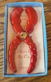 NOS Vintage Acadia National Park Maine Lobster Claw Nut Cracker Crawfish