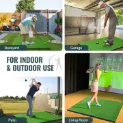 5X5Ft Golf Hitting Mat for Indoor/Outdoor Practice and Backyard Driving