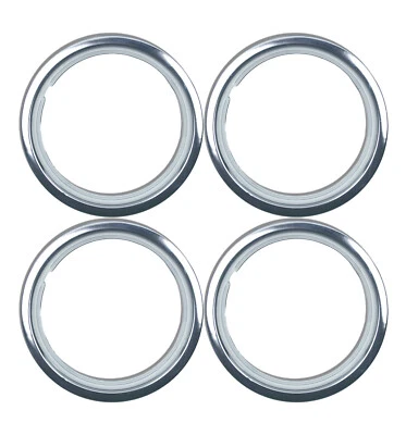 Premium Chrome Wheel Band Trim Ring 13" - SET OF 4 Factory Seconds #GXCT13-1-X4