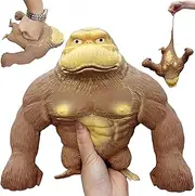 Squeeze Toy, Squishy Monkey Toy,Stretchy Glue-Sand Filled Rubber Gorilla,Elastic Stretchable, Autism,Decompression Toy for Adults and Children Animal for,Gift for Christmas, (Extra Large Edition)