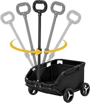 Small Pet Stroller - Dog Trolley | Rolling Cat Carrier Pet Carriage, Pet Transporter, 4-Wheel Rolling Dog Carrier, Lightweight Folding Trolley, Dog Trolley for Puppies, Small Dogs and Cats