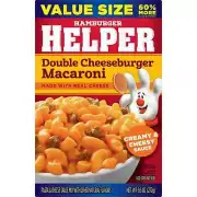 Image 1 of 7 for Hamburger Helper Double Cheeseburger Macaroni Value Size, 9.6 O