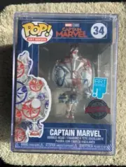 Captain Marvel 34 Funko Pop Vinyl New Sealed in Box + Hard Protector