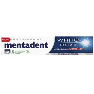 【mentadent 美達淨】牙膏-極淨亮白(75ml)【5159】