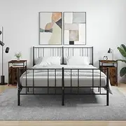 Bedside Cabinets Smoked Oak, Nightstand Set for Bedroom, End Table with Storage, Engineered Wood Side Table, Assembled Adjustable Night Stand, Room Furniture 40x42x60 cm
