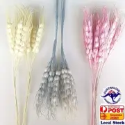 Artificial wheat for Craft ,Bombonniere or scrap booking ivory pink blue