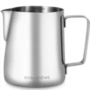 CASMP350 Milk Frothing Pitcher, Stainless Steel Steaming Pitcher with Sharp S...