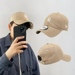 【NEW ERA】棒球帽 Casual Classic MLB 紐約 洋基 老帽 奶茶 白 NY 男女款 帽子 經典款(NE12712402)