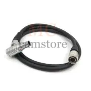 Hirose 4pin to Right Angle 0B 2pin male power cable for AC7 DP7 monitor 24 in